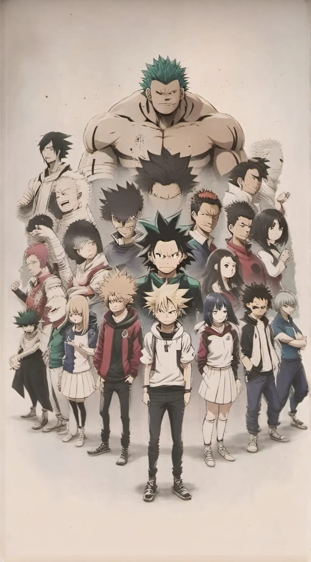 ai character: mha class 1A  background