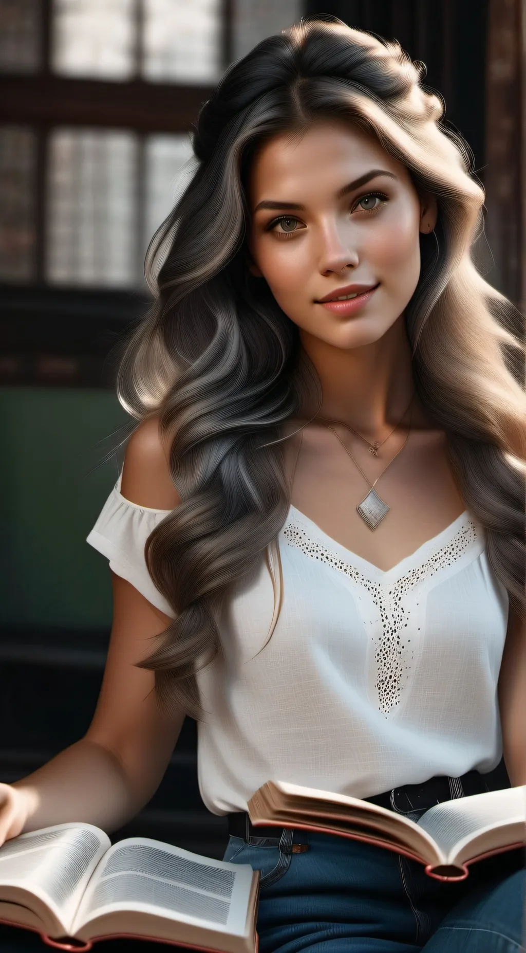 ai character: Ashlyn  background