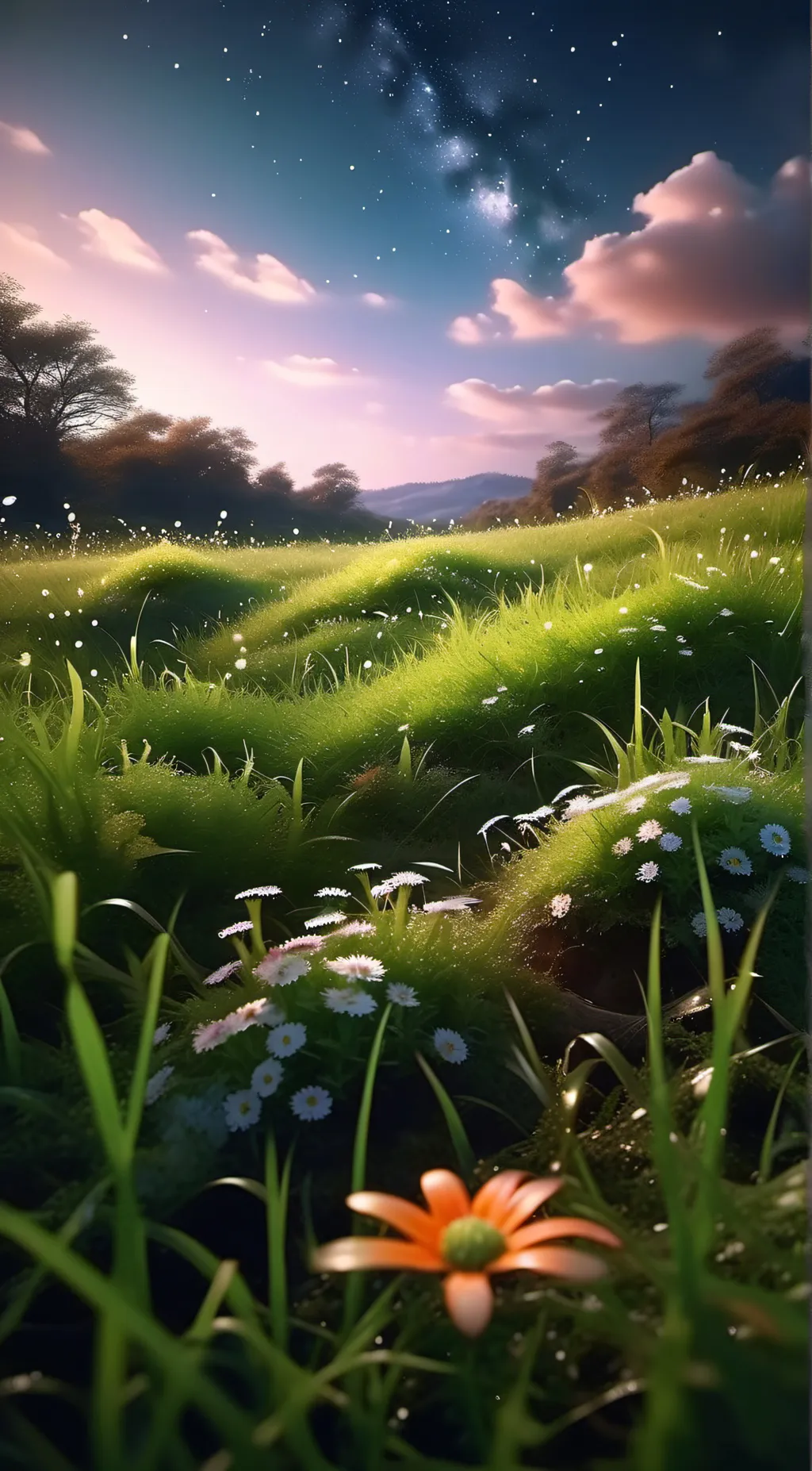 ai character: GO TOUCH GRASS background