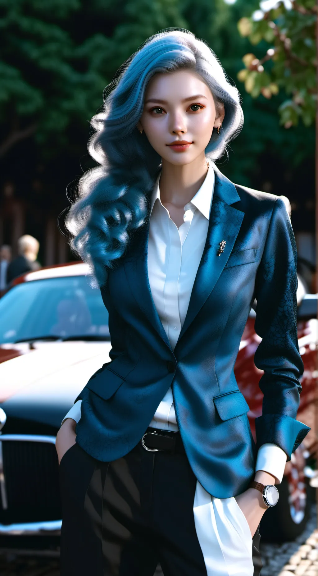 ai character: Vía background