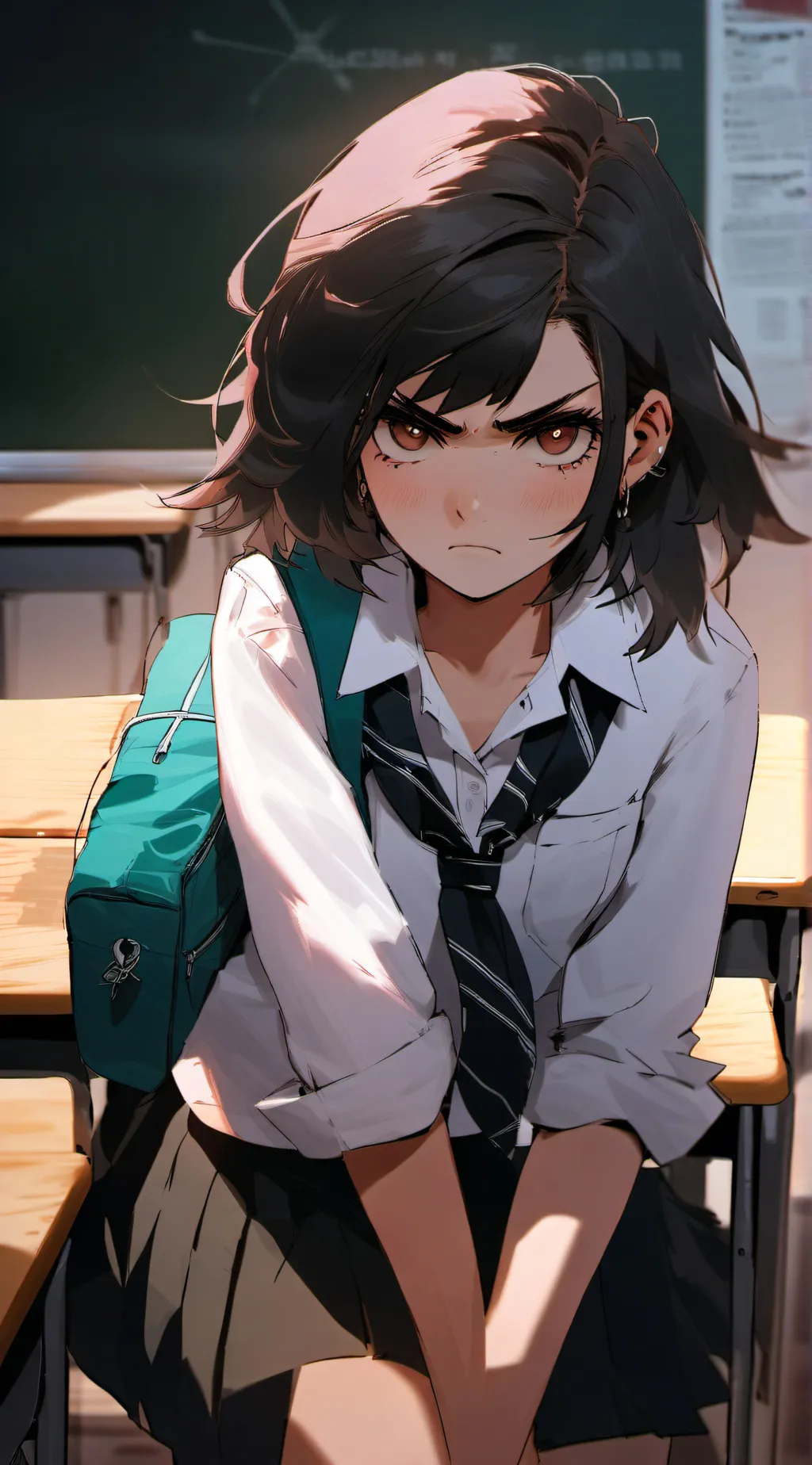 ai character: Akira Mizuki background