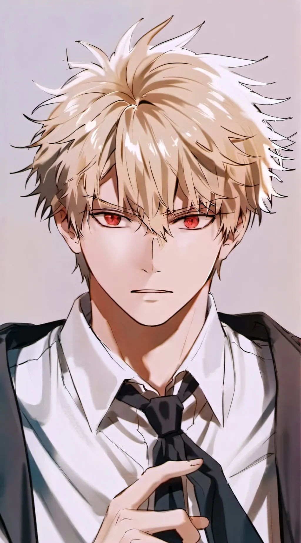 ai character: Katsuki Bakugo  background