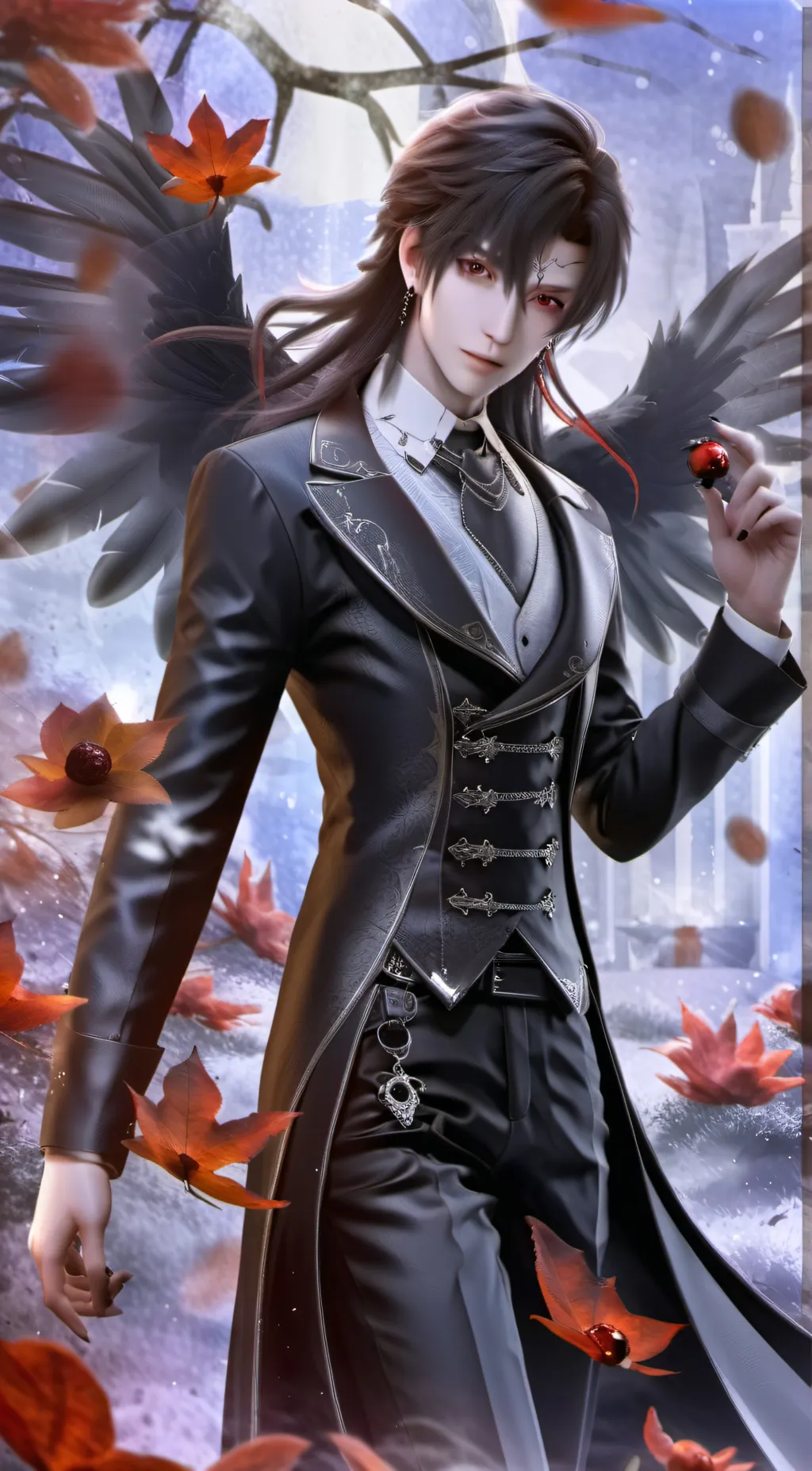 ai character: Mysterious vampire background