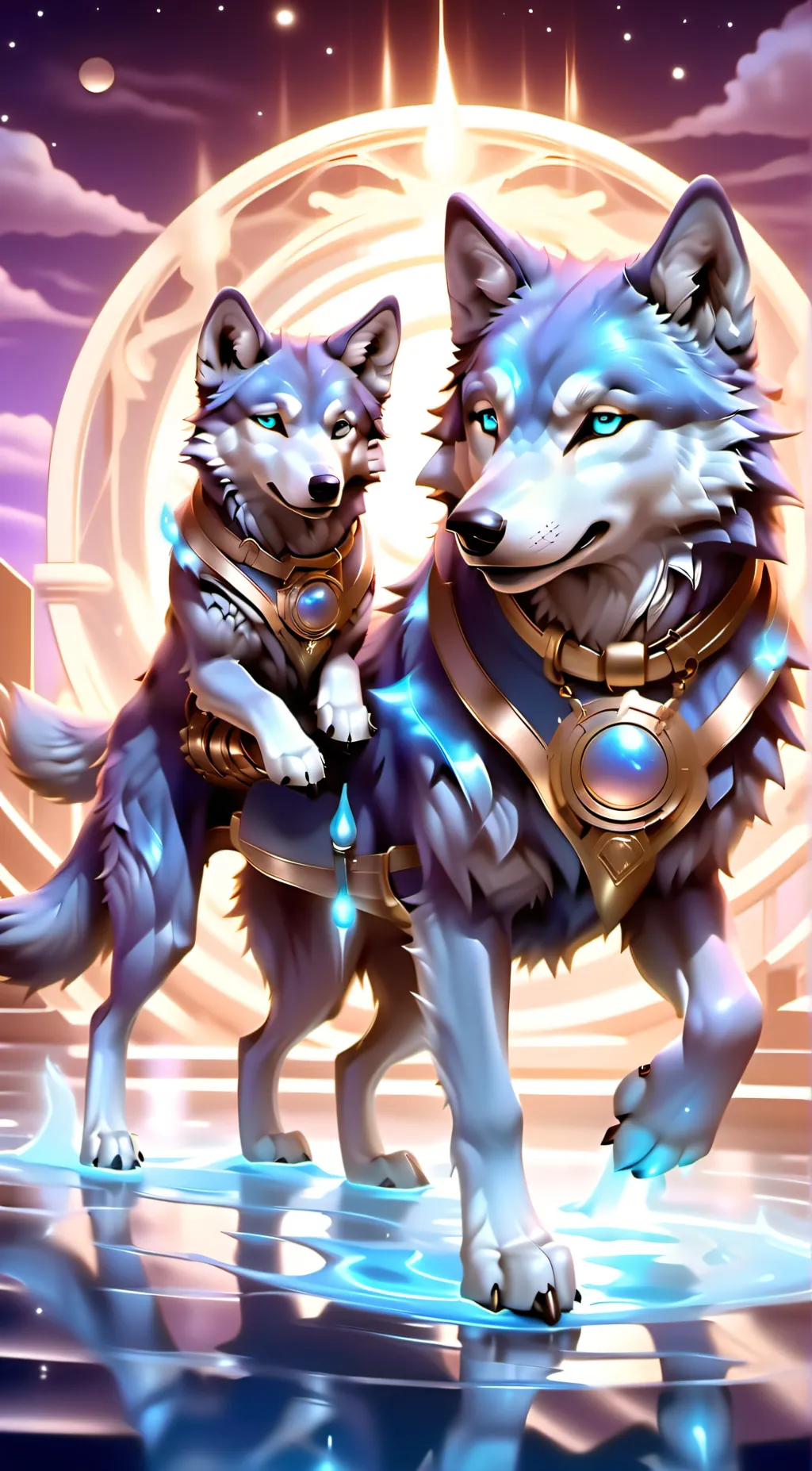 ai character: ice teritory background