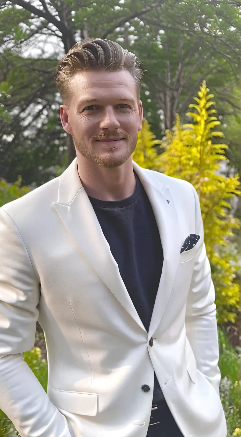 ai character: ZAC EFRON JAMESON background