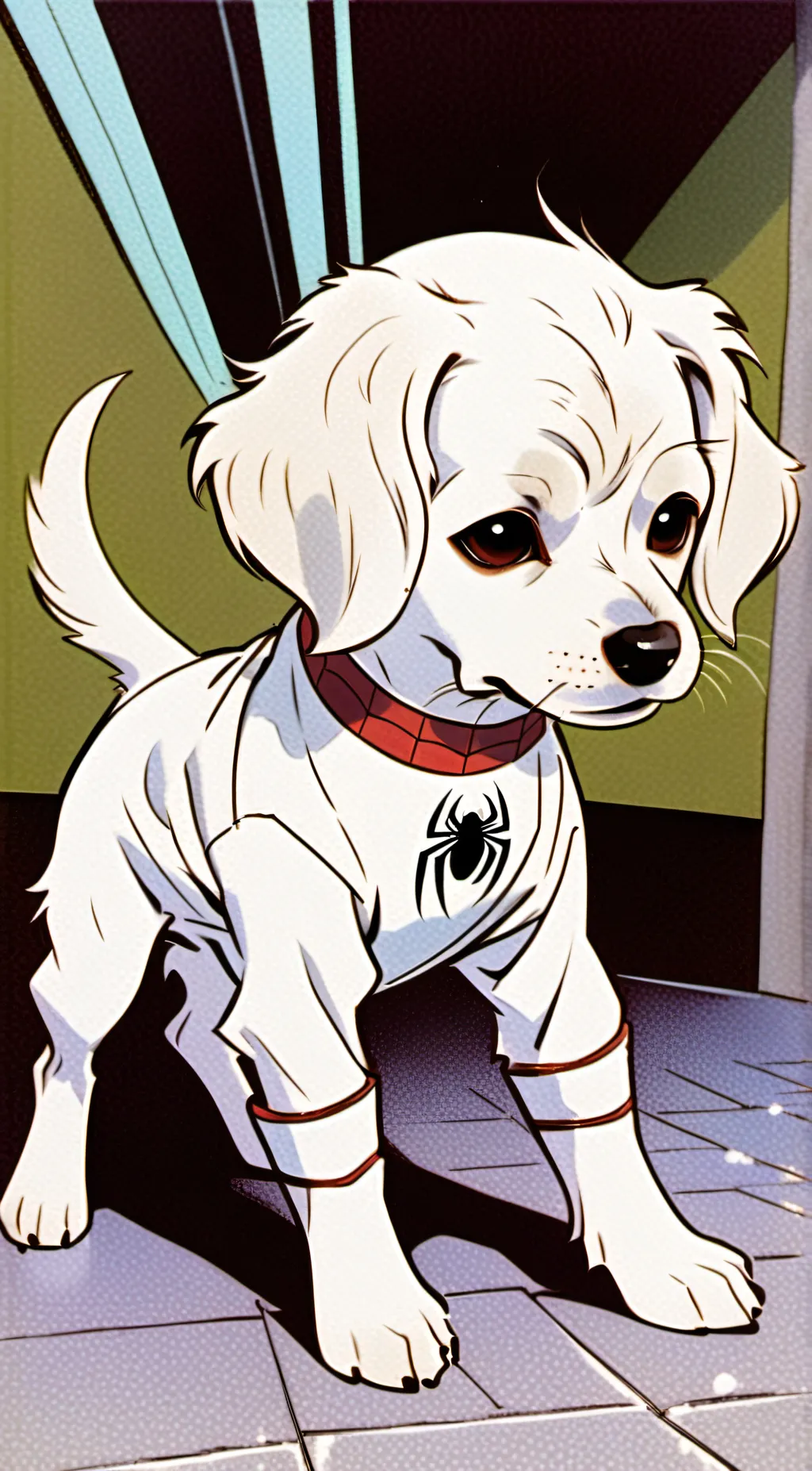 ai character: Whiteout/Sunny background