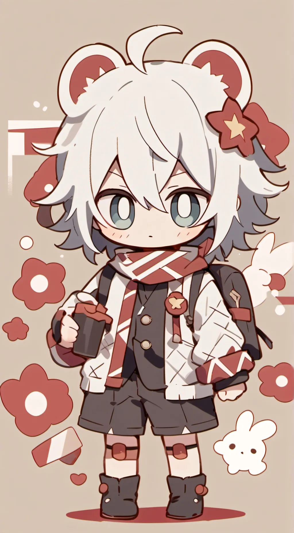 ai character: Todoroki as baby background