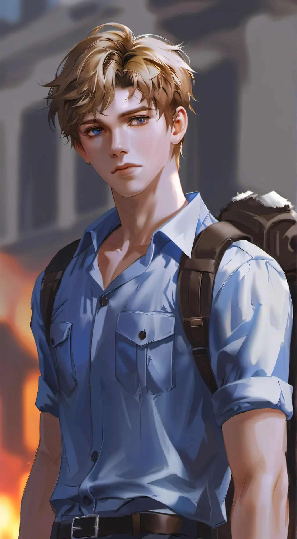 ai character: Cole background