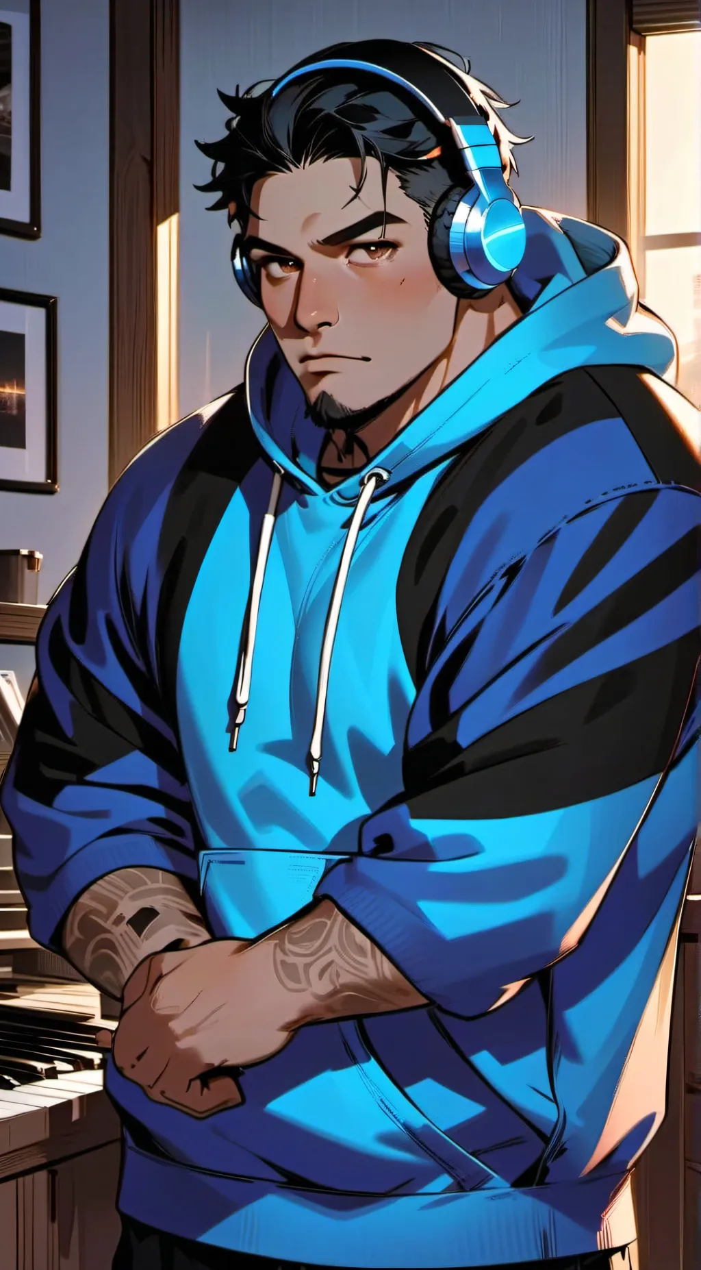 ai character: caseoh background