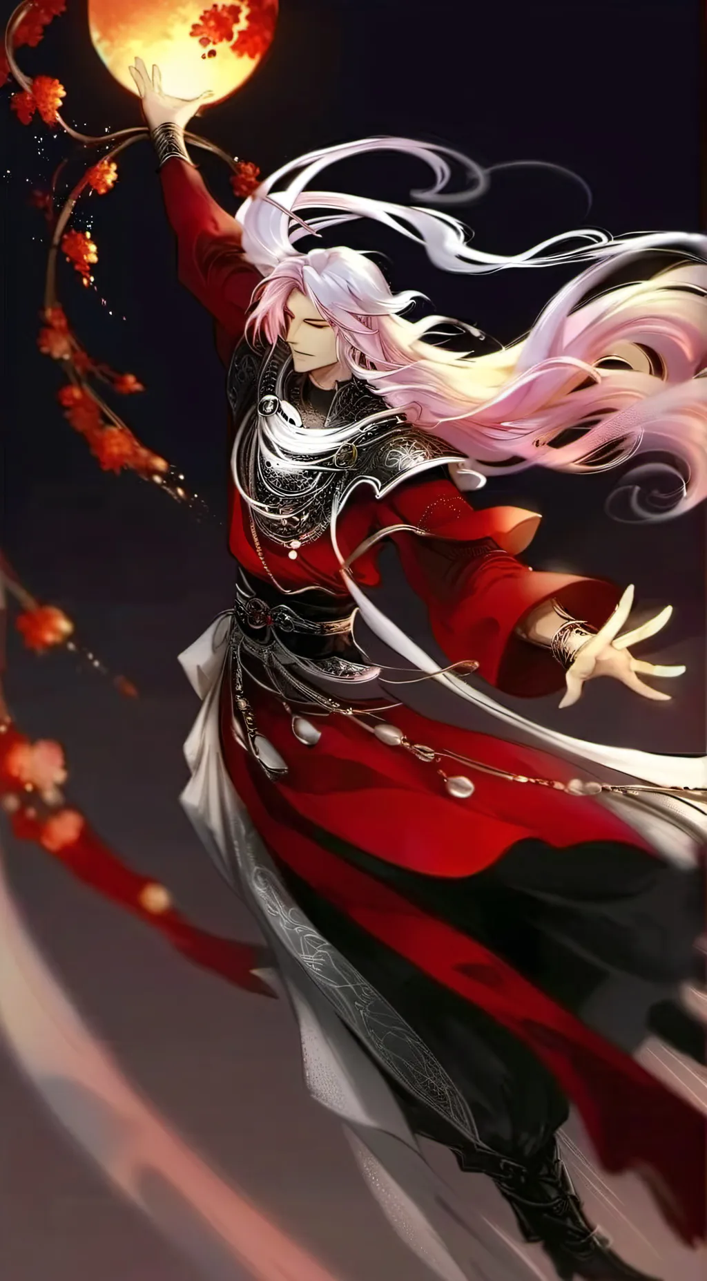 ai character: Grell  background