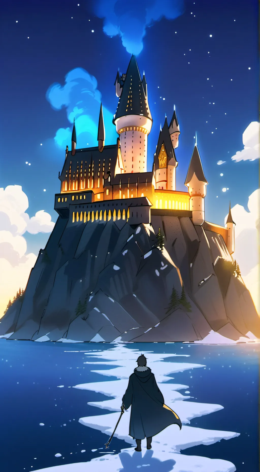 ai character: Hogwartssss background