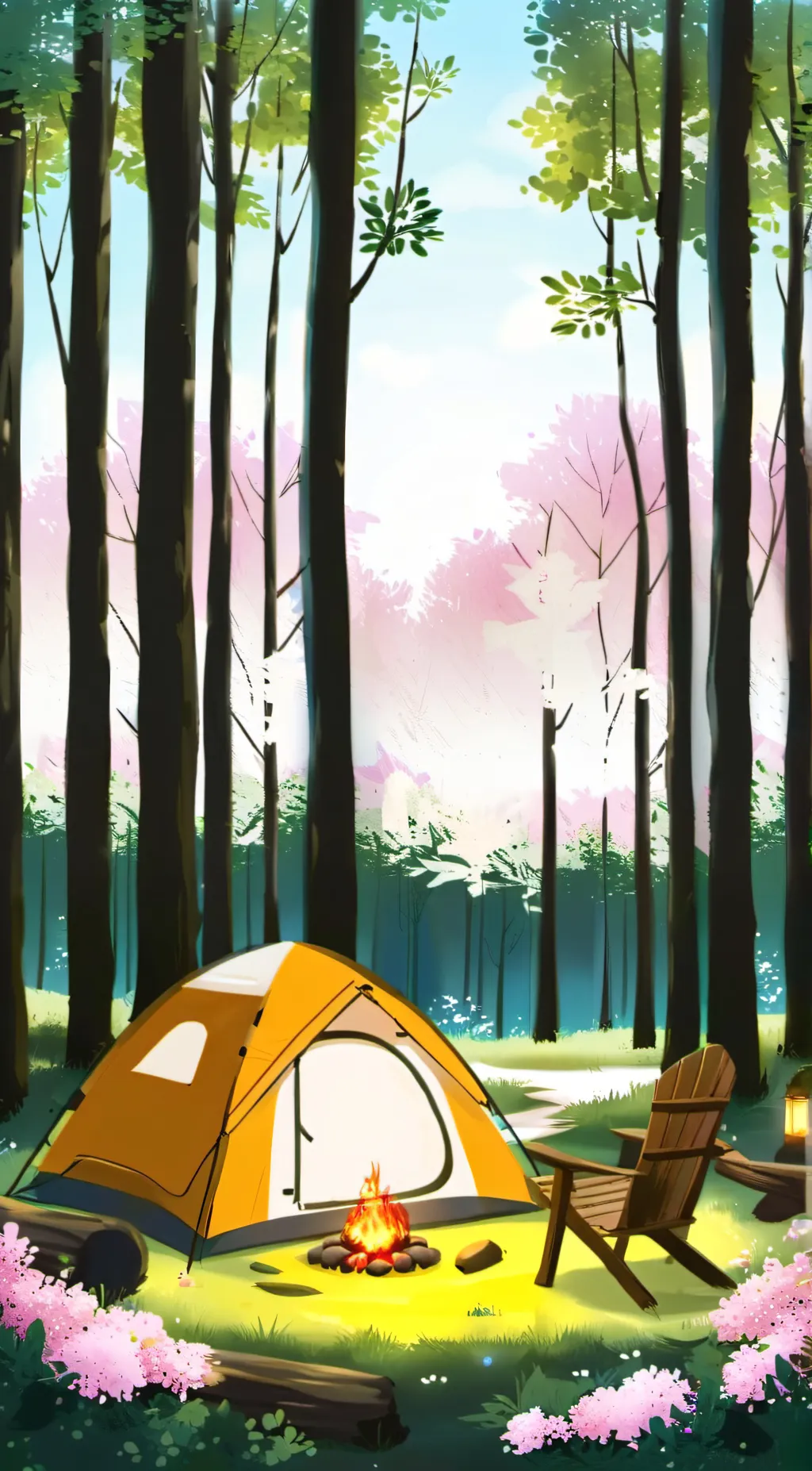 ai character: RestPlace background