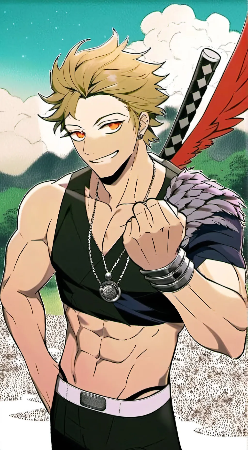 ai character: Keigo takami background