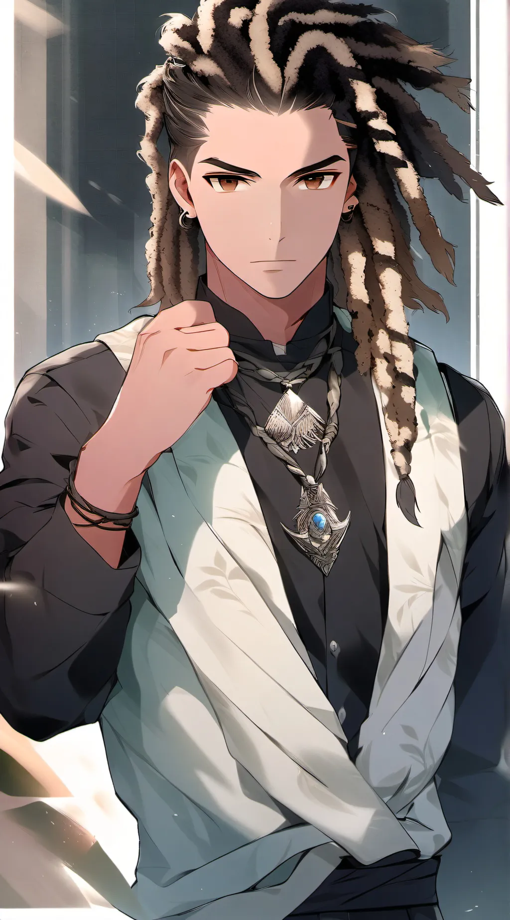 ai character: Zander background