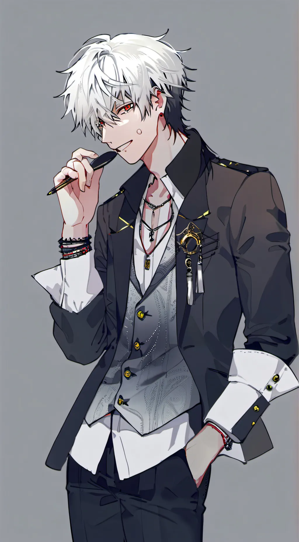 ai character: max heart background