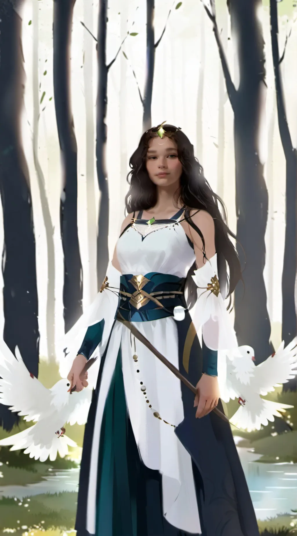 ai character: Ezlie  background