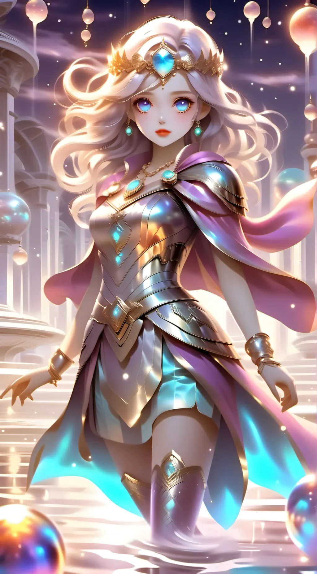 ai character: 🌌Queen of space🌌 background