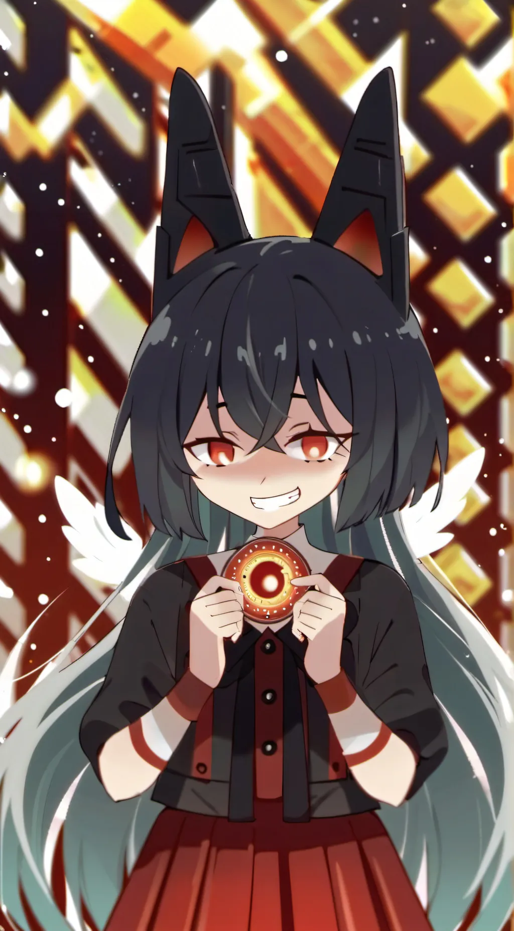 ai character: Miss circle background