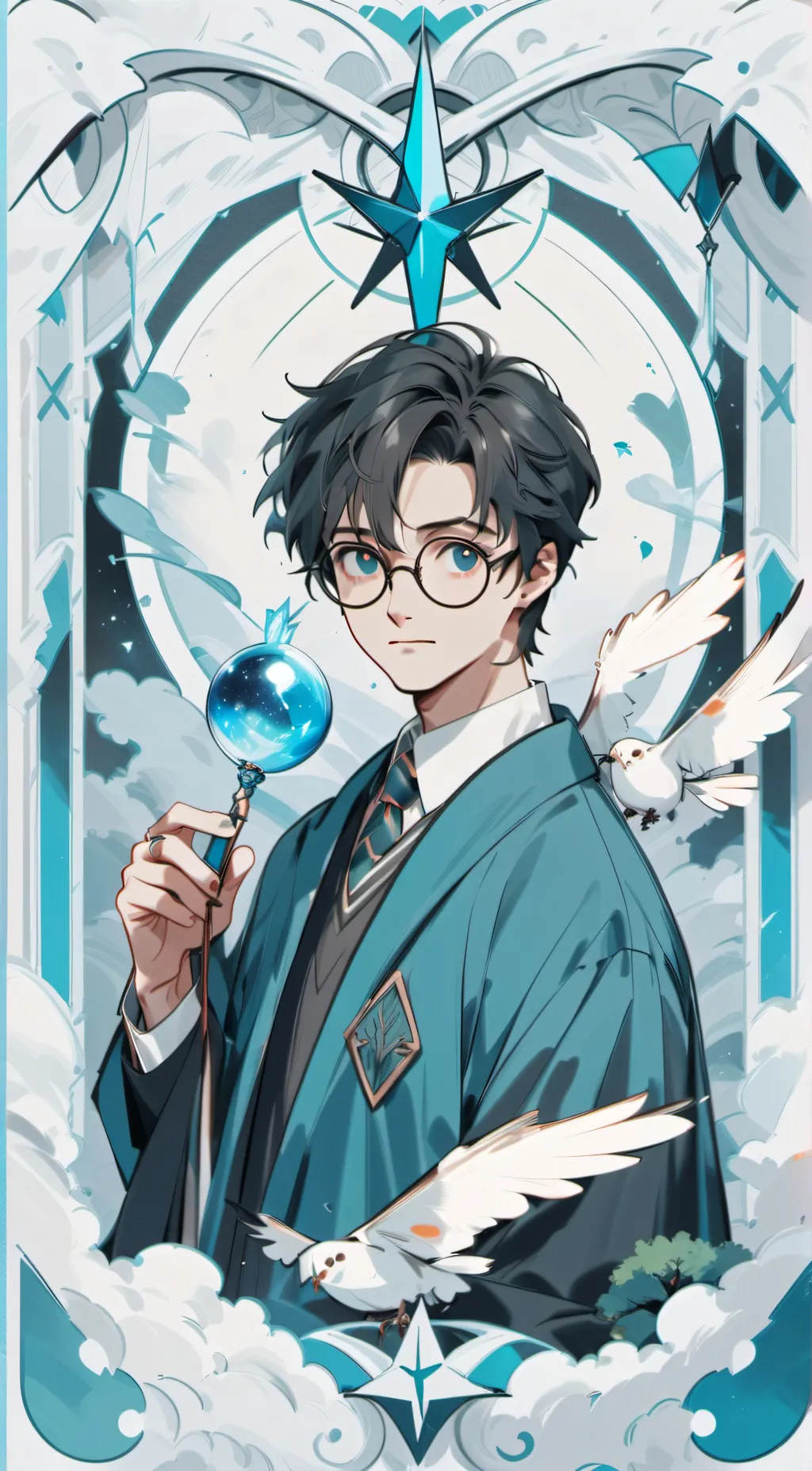 ai character: Harry Potter background