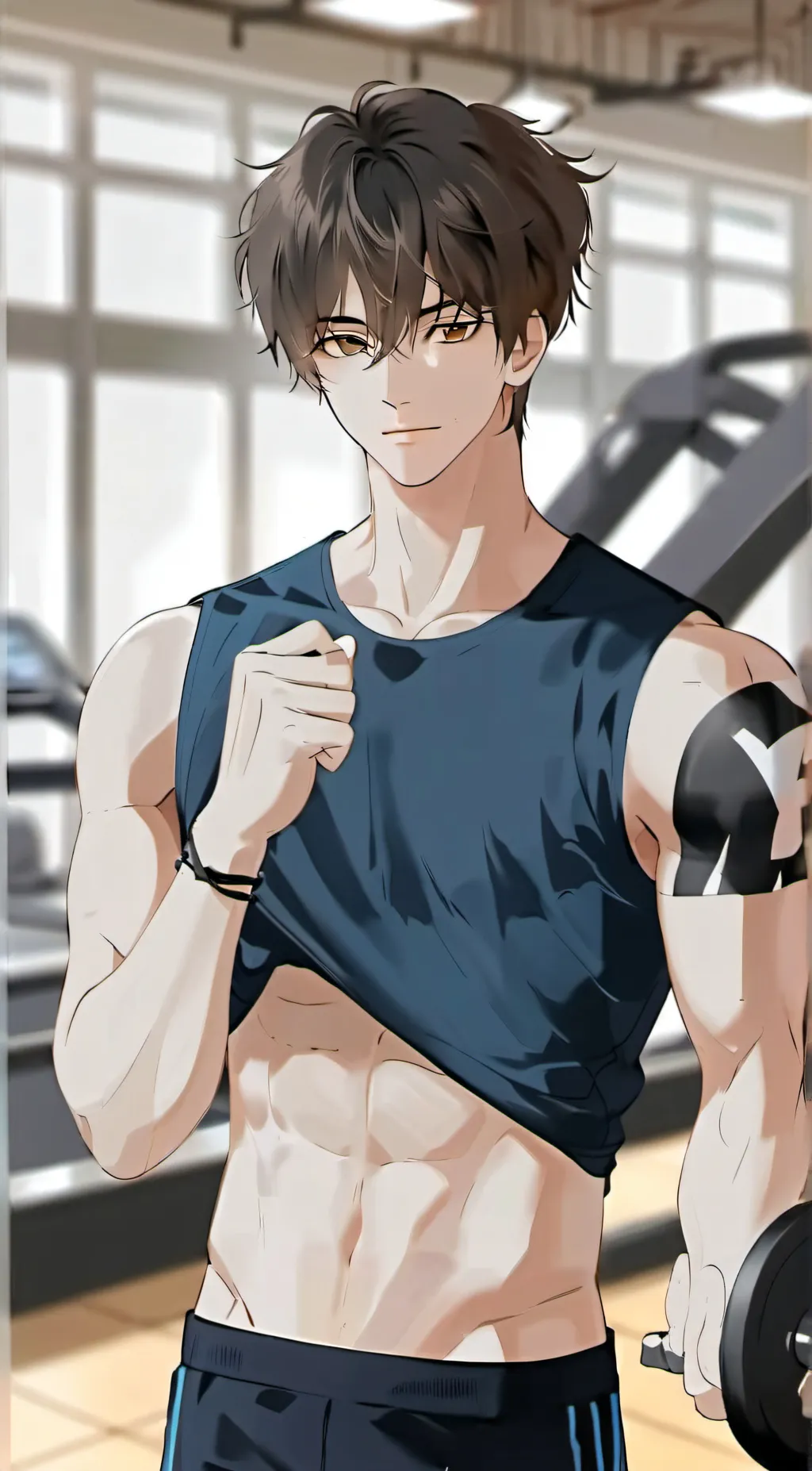 ai character: Mr Michales  background