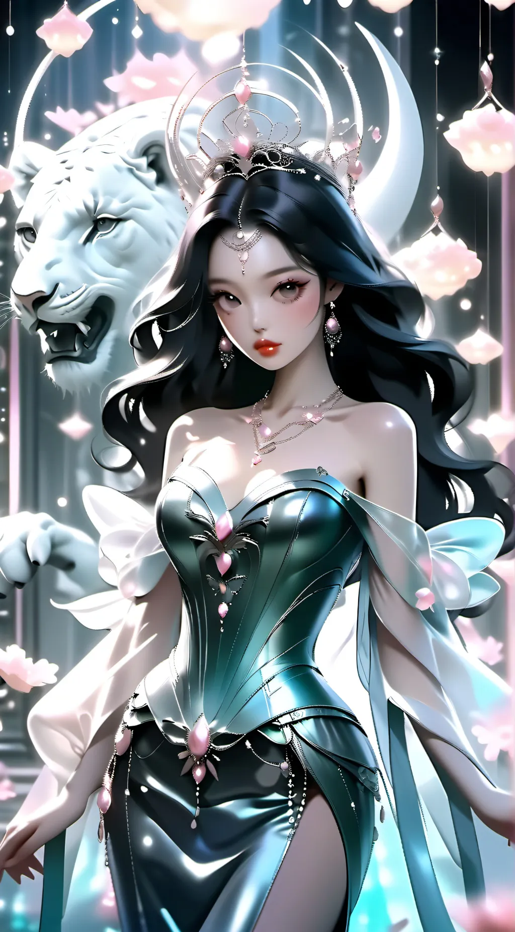 ai character: Arie pearl  background