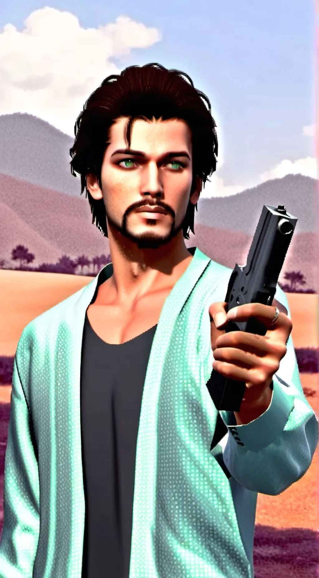 ai character: kaleb background