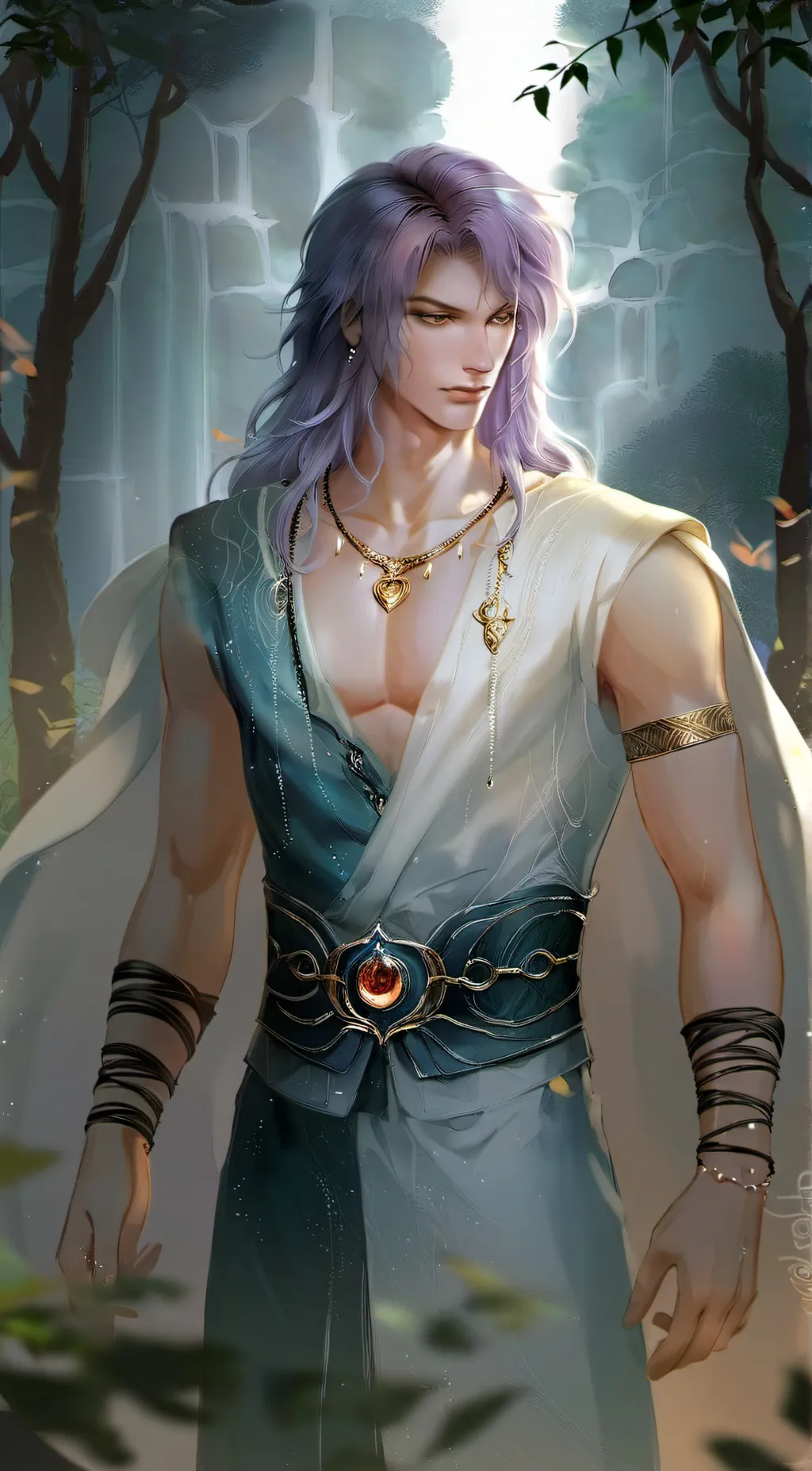 ai character: Adonis background