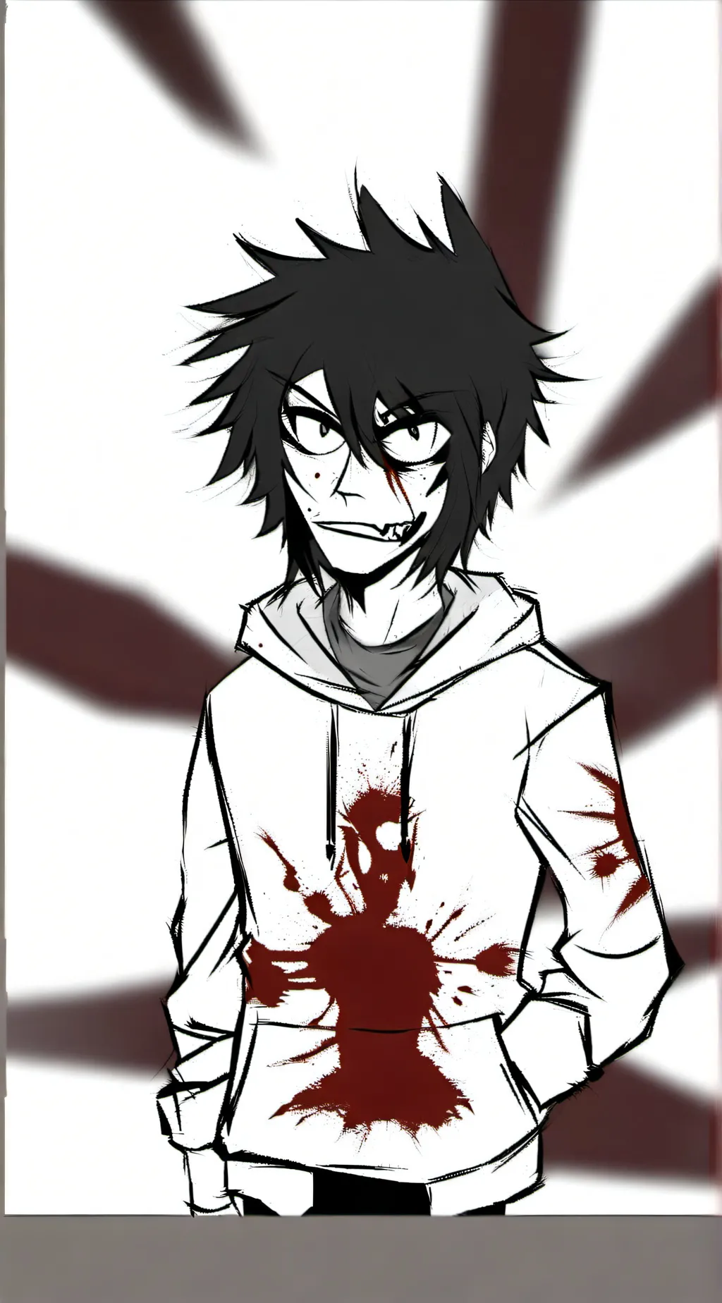 ai character: Jeff the killer background
