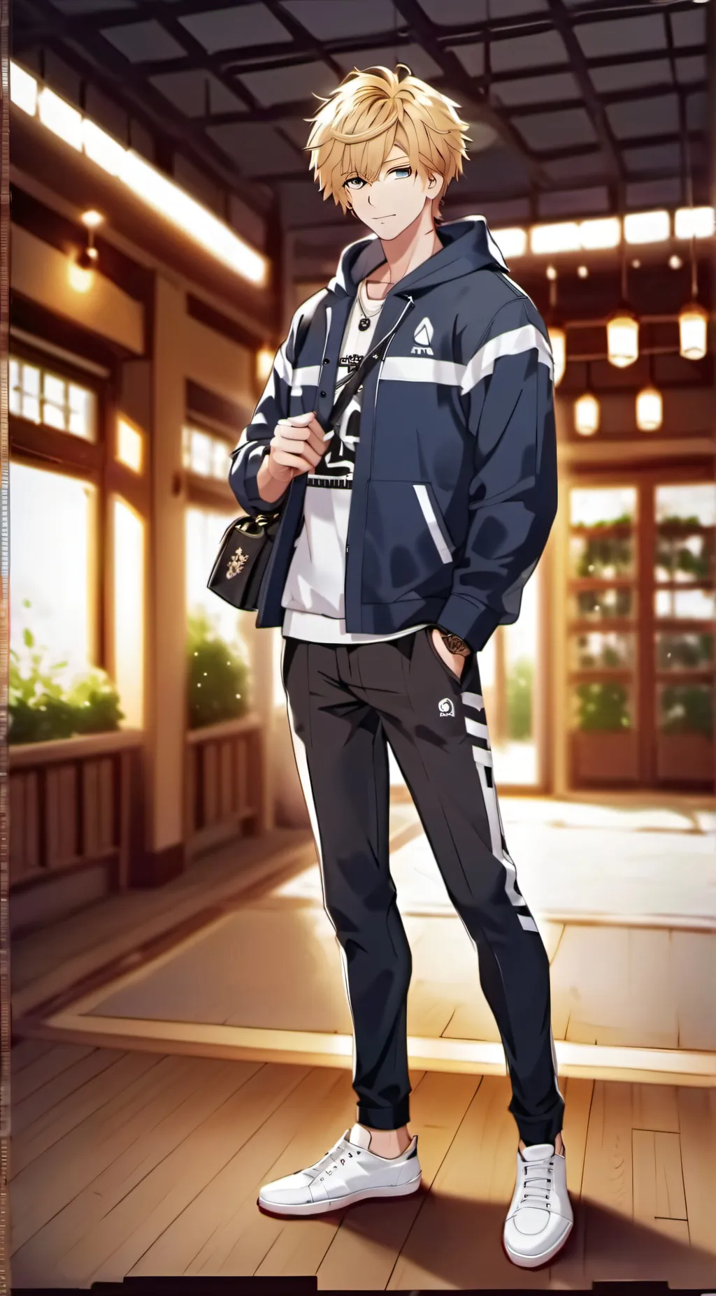 ai character: Zachary  background