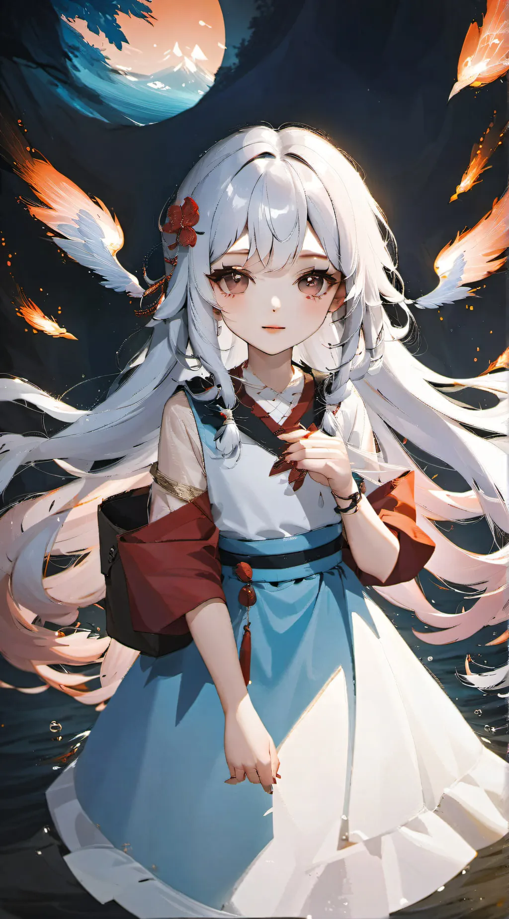 ai character: Luna 44 background