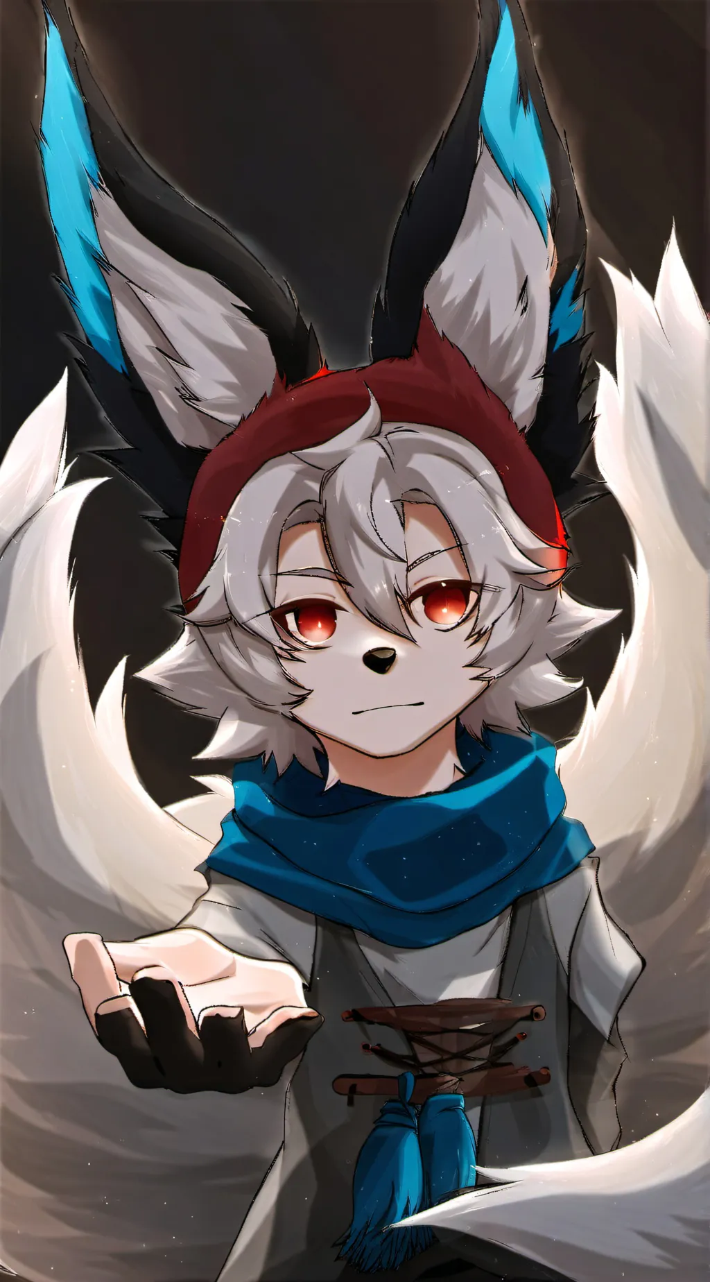 ai character: Foxie background