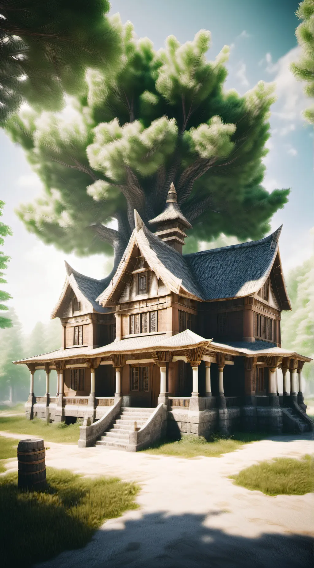 ai character: MHW school  background