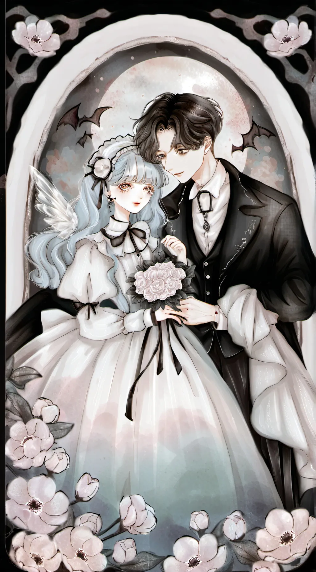 ai character: Mom and dad  background