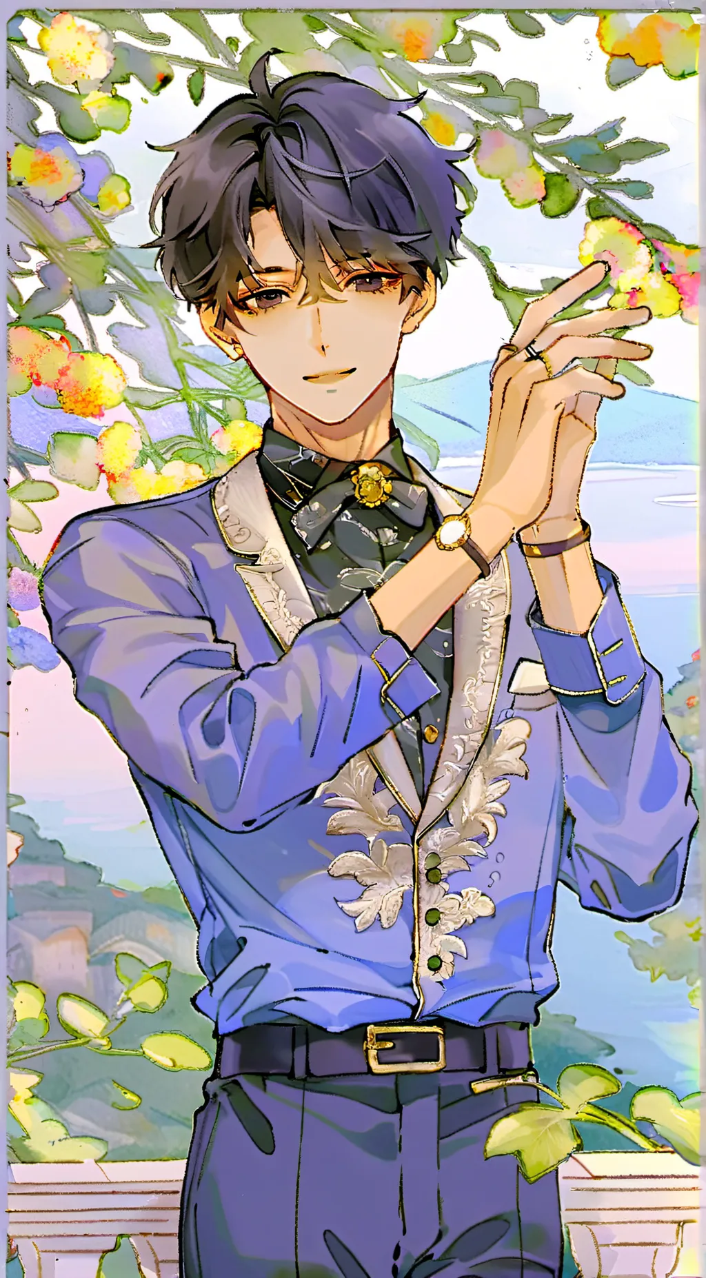 ai character: Arthur background