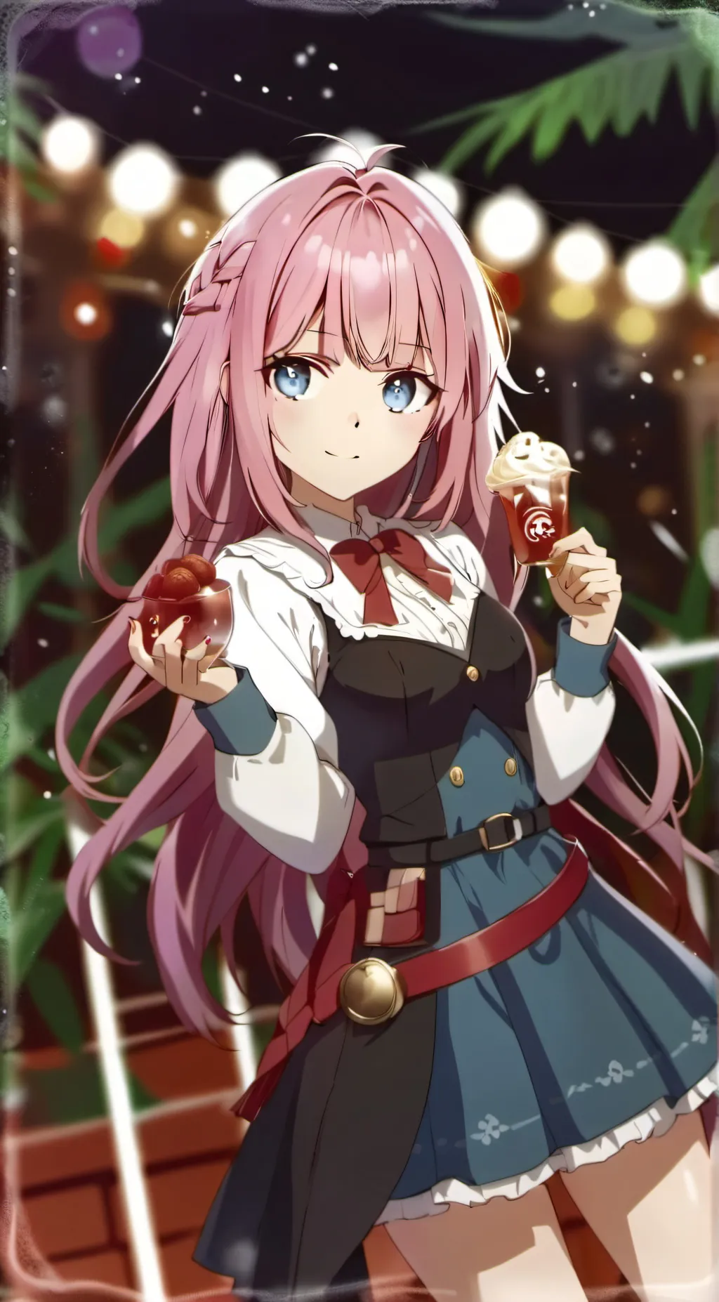 ai character: Rose background