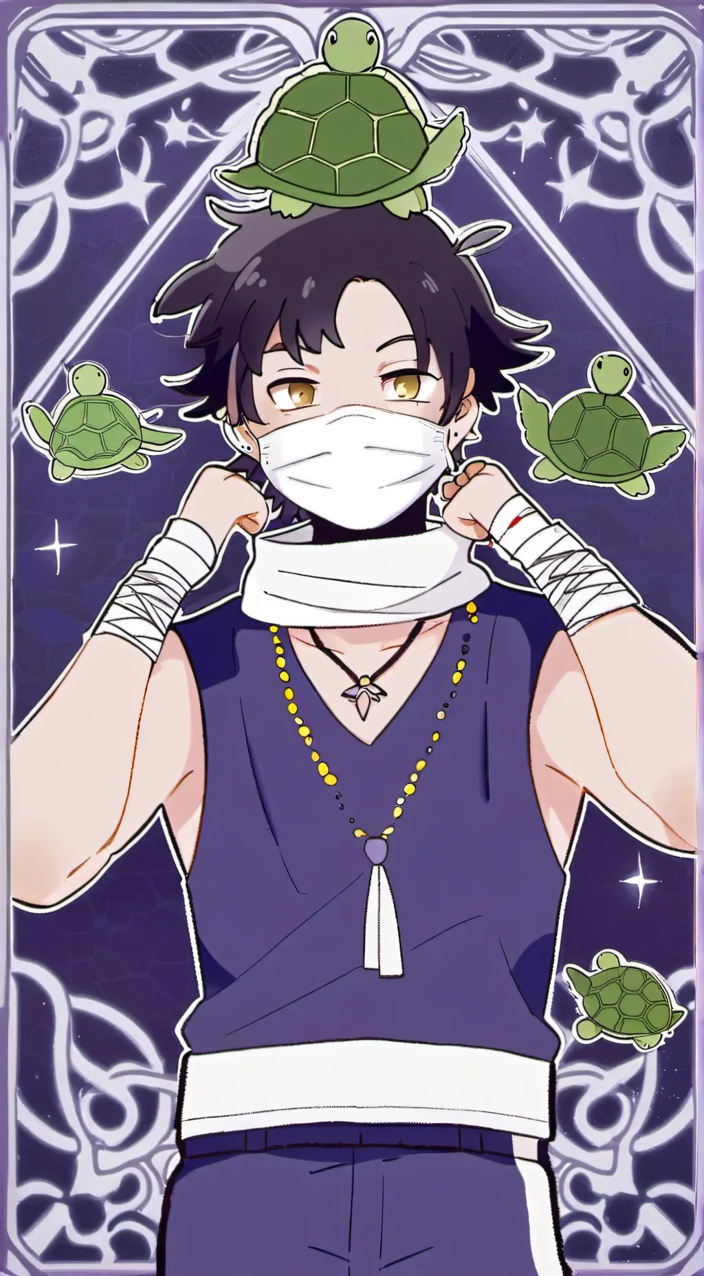 ai character: 🦩⭐️LEO⭐️🦩 background