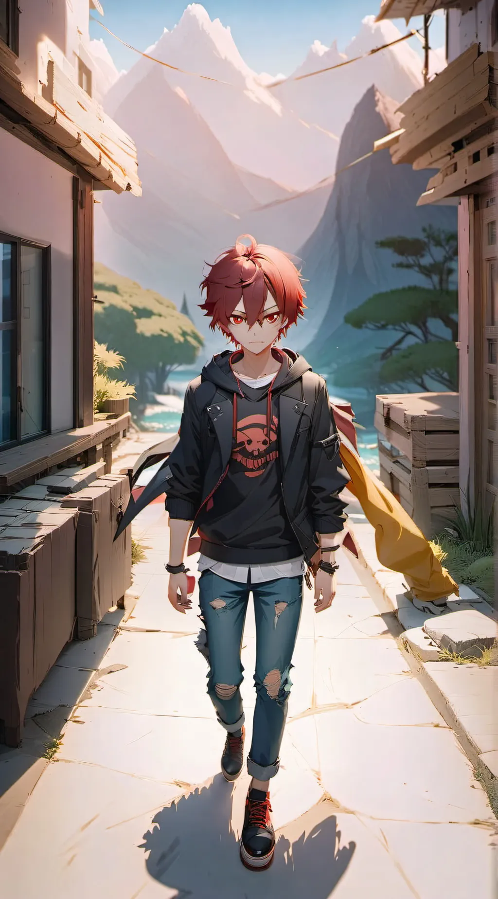 ai character: Alex background