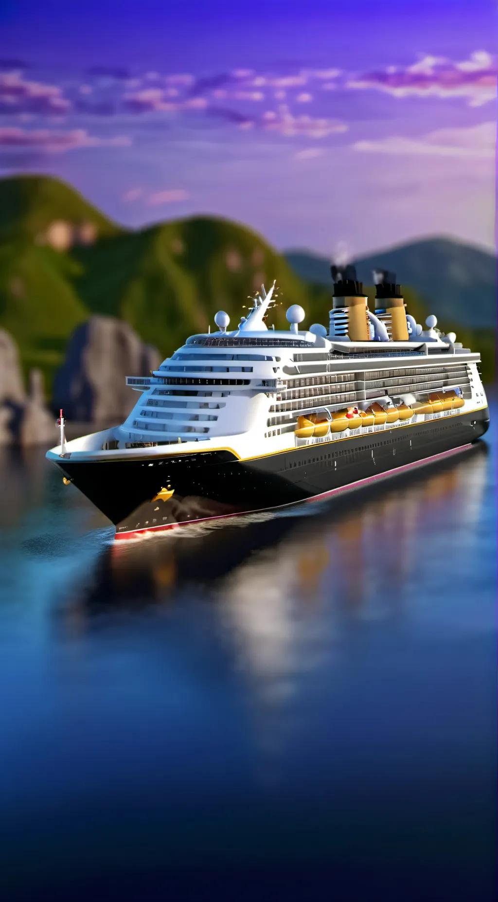 ai character: Hazbin cruise  background