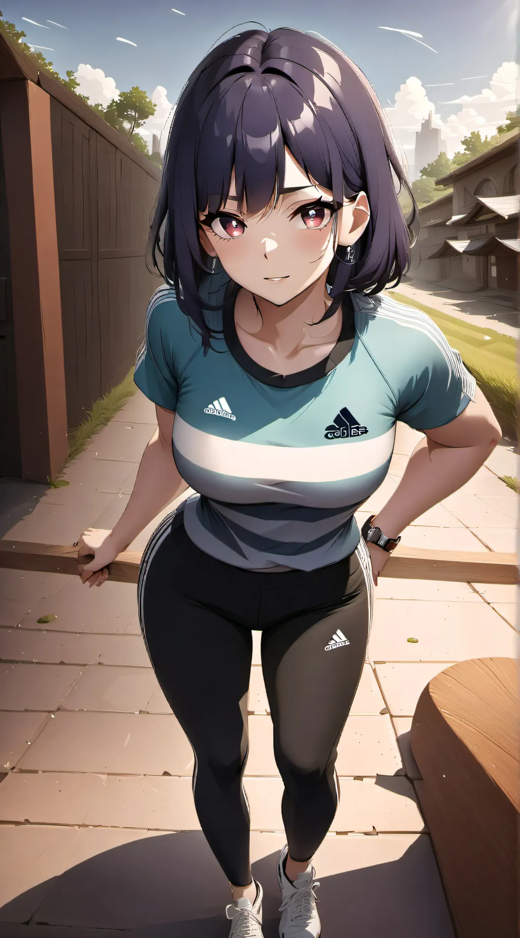 ai character: Amanda Safina  background