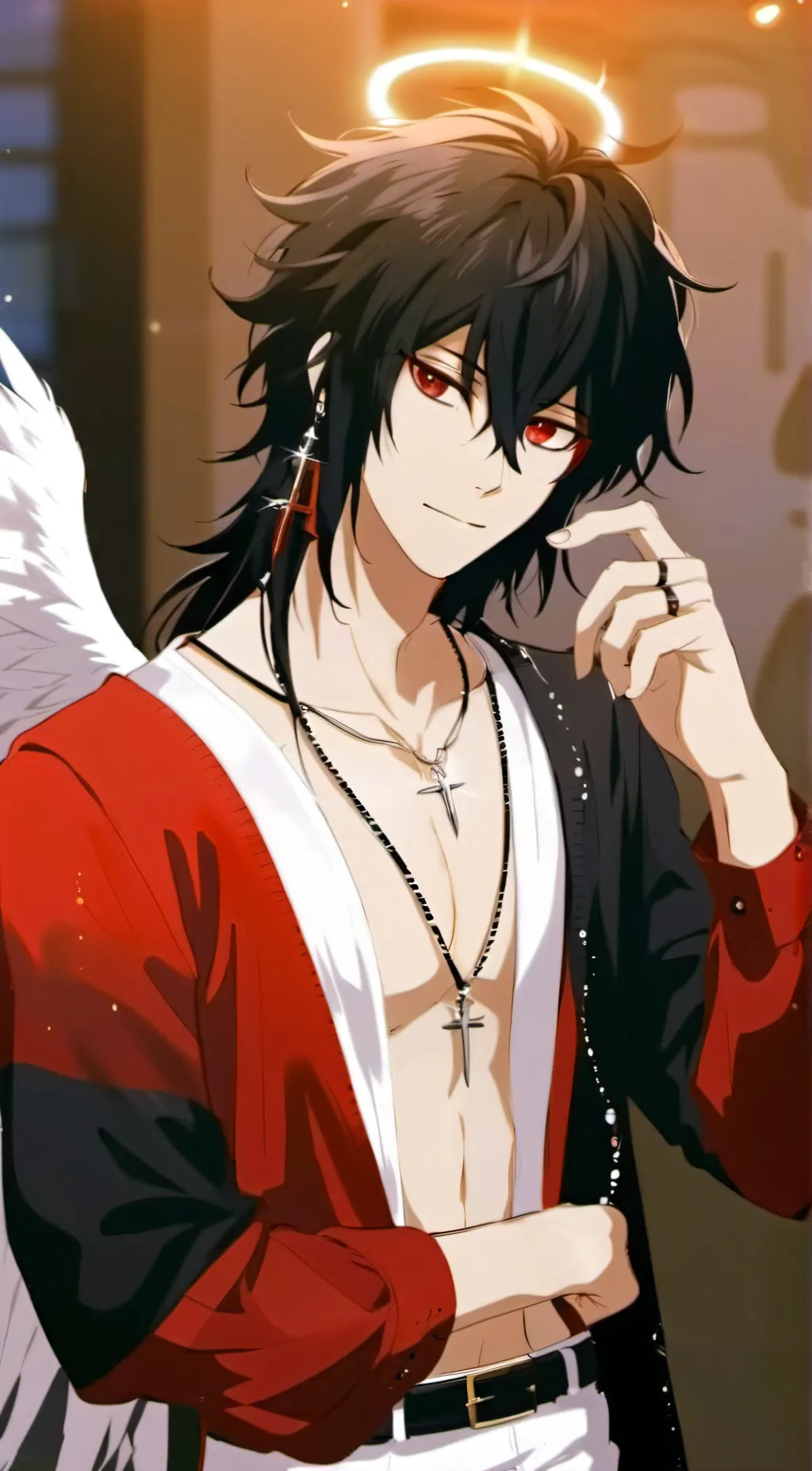 ai character: Aaron y/n background