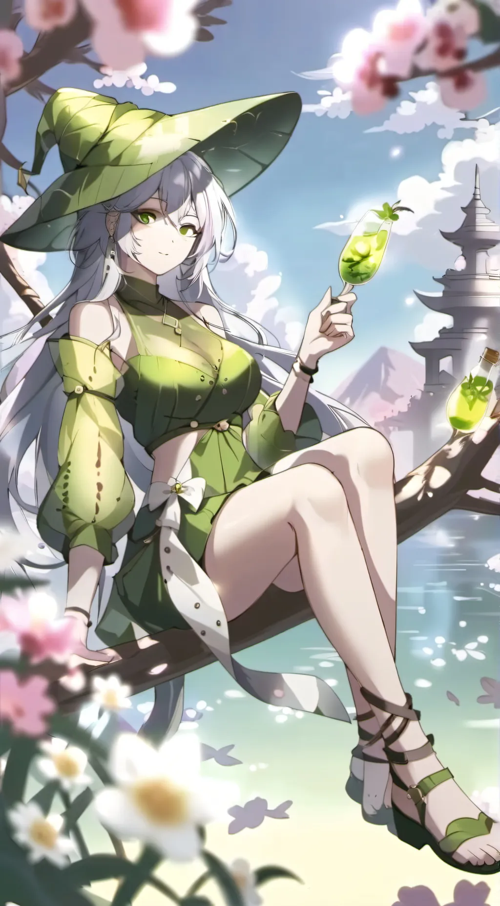 ai character: Opal background