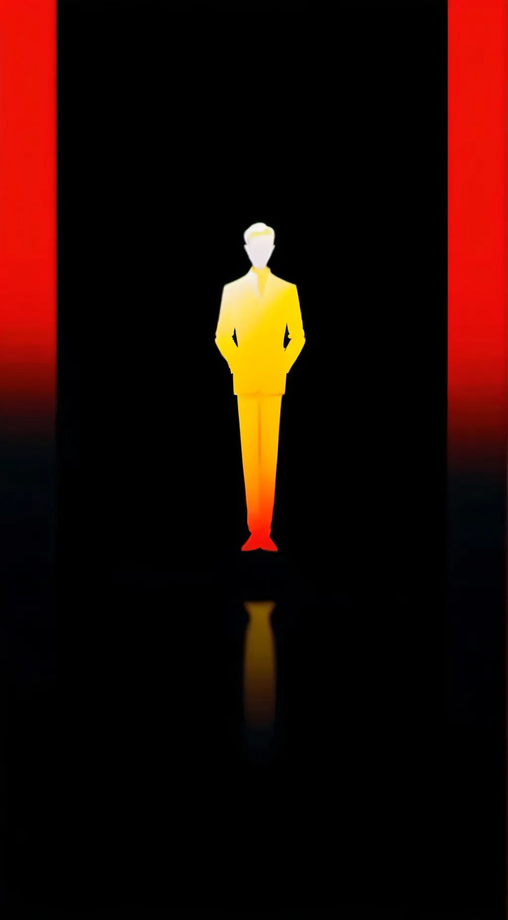 ai character: weird man background