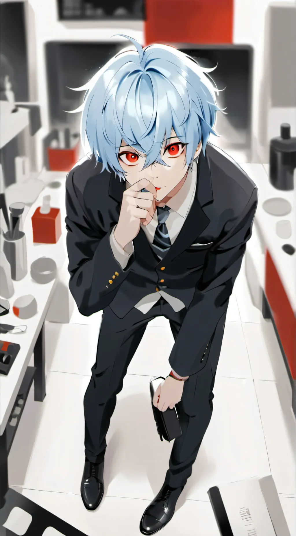 ai character: ShiggyDabi background