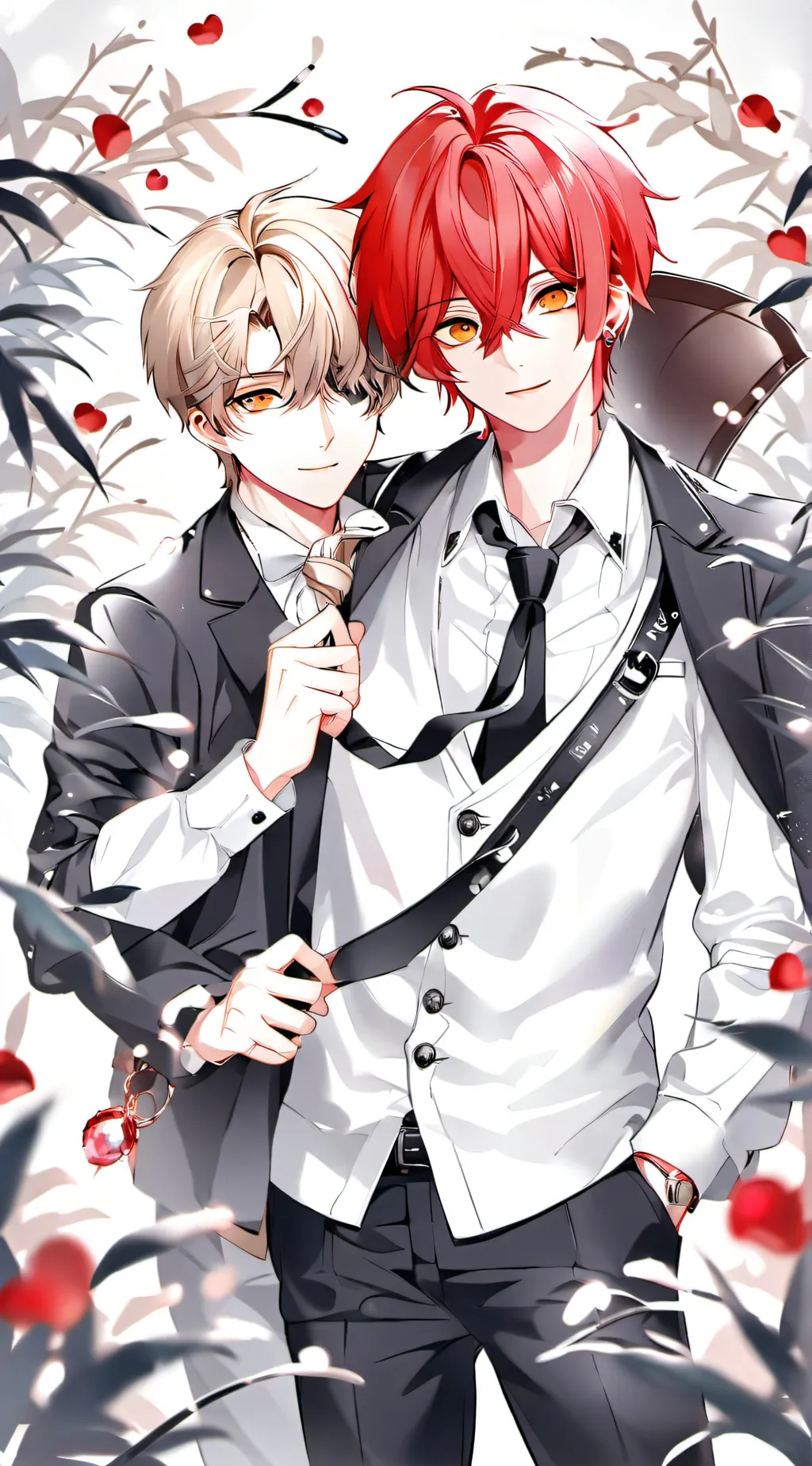 ai character: max and Leo  background