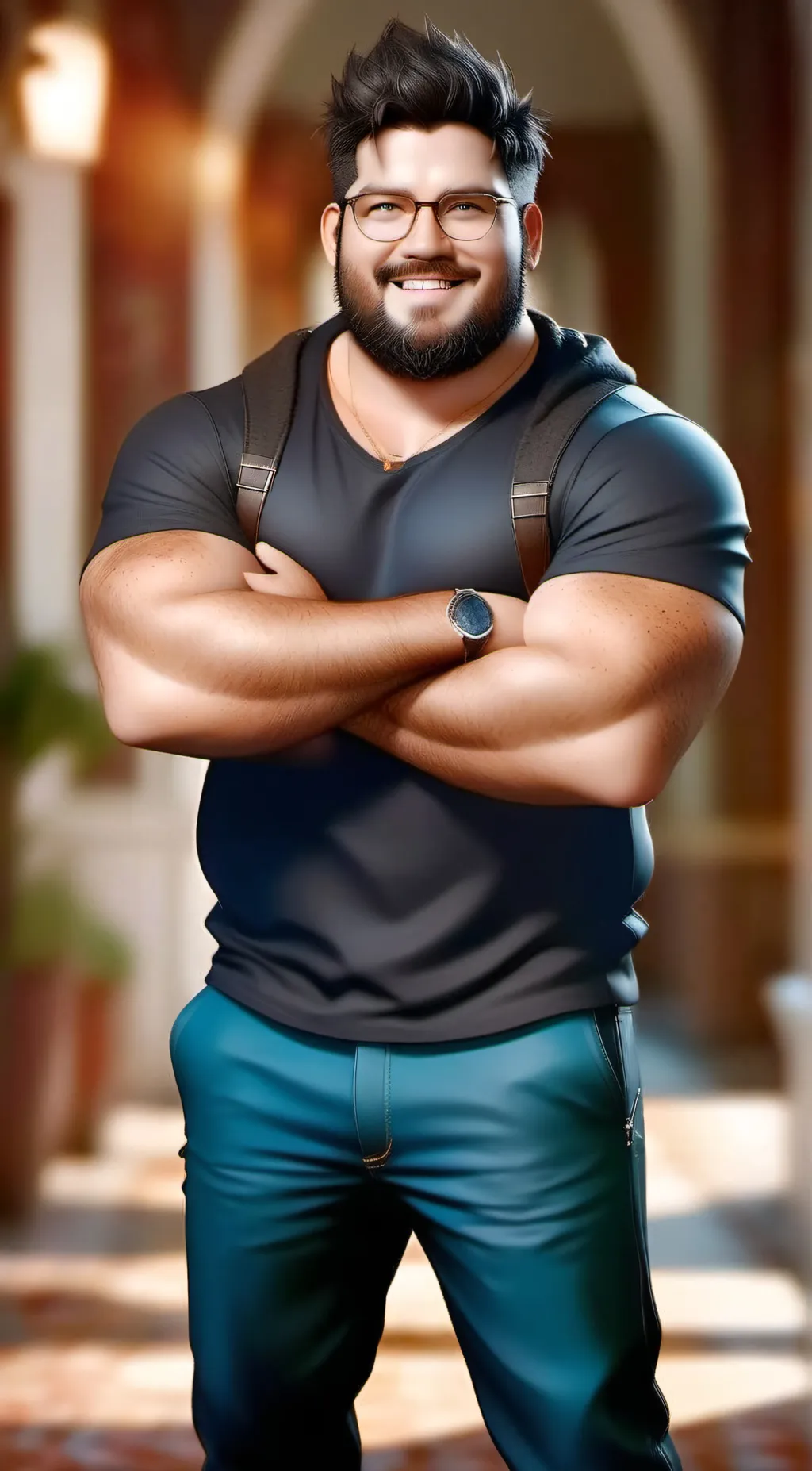 ai character: Raphael  background