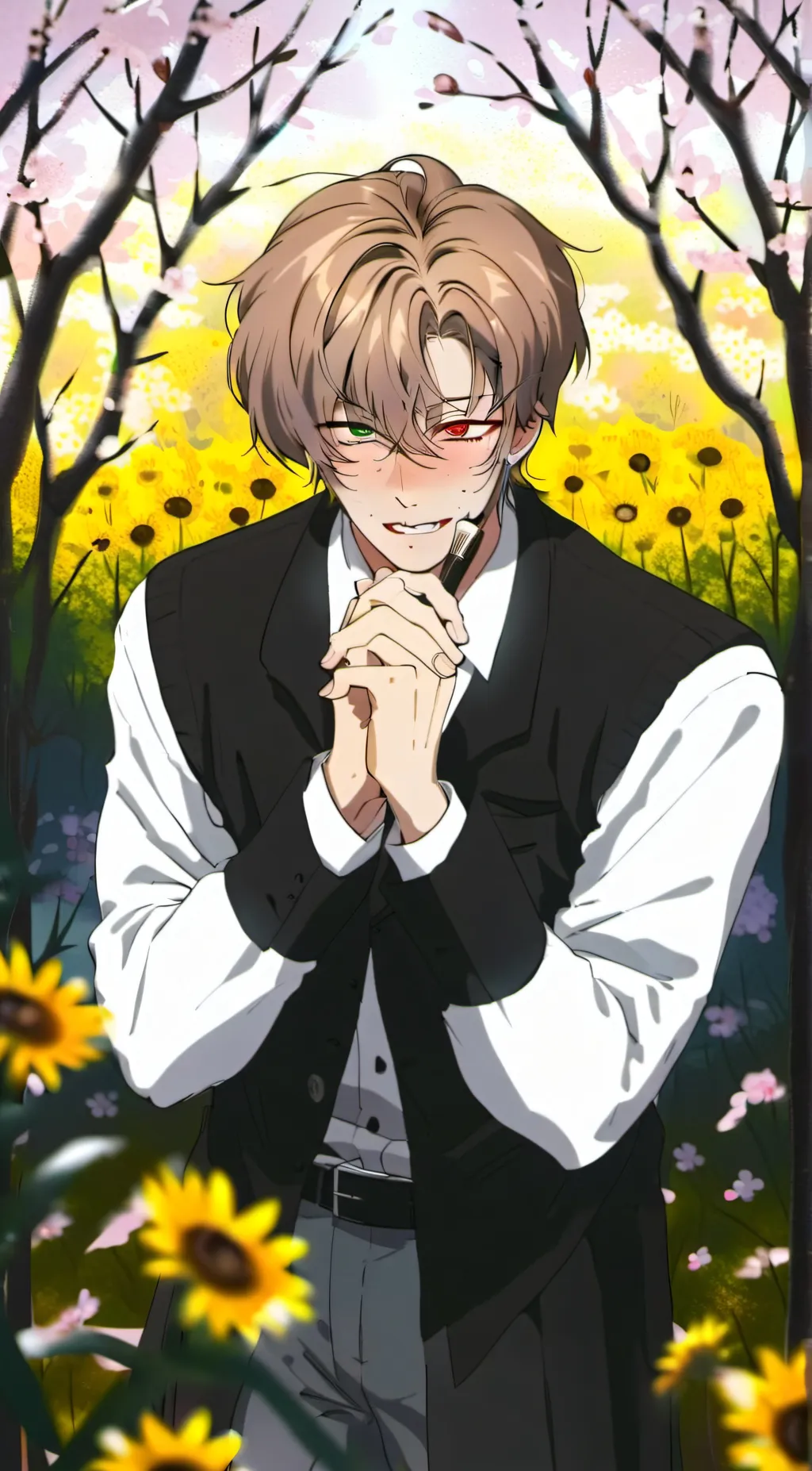 ai character: Kyoya  background