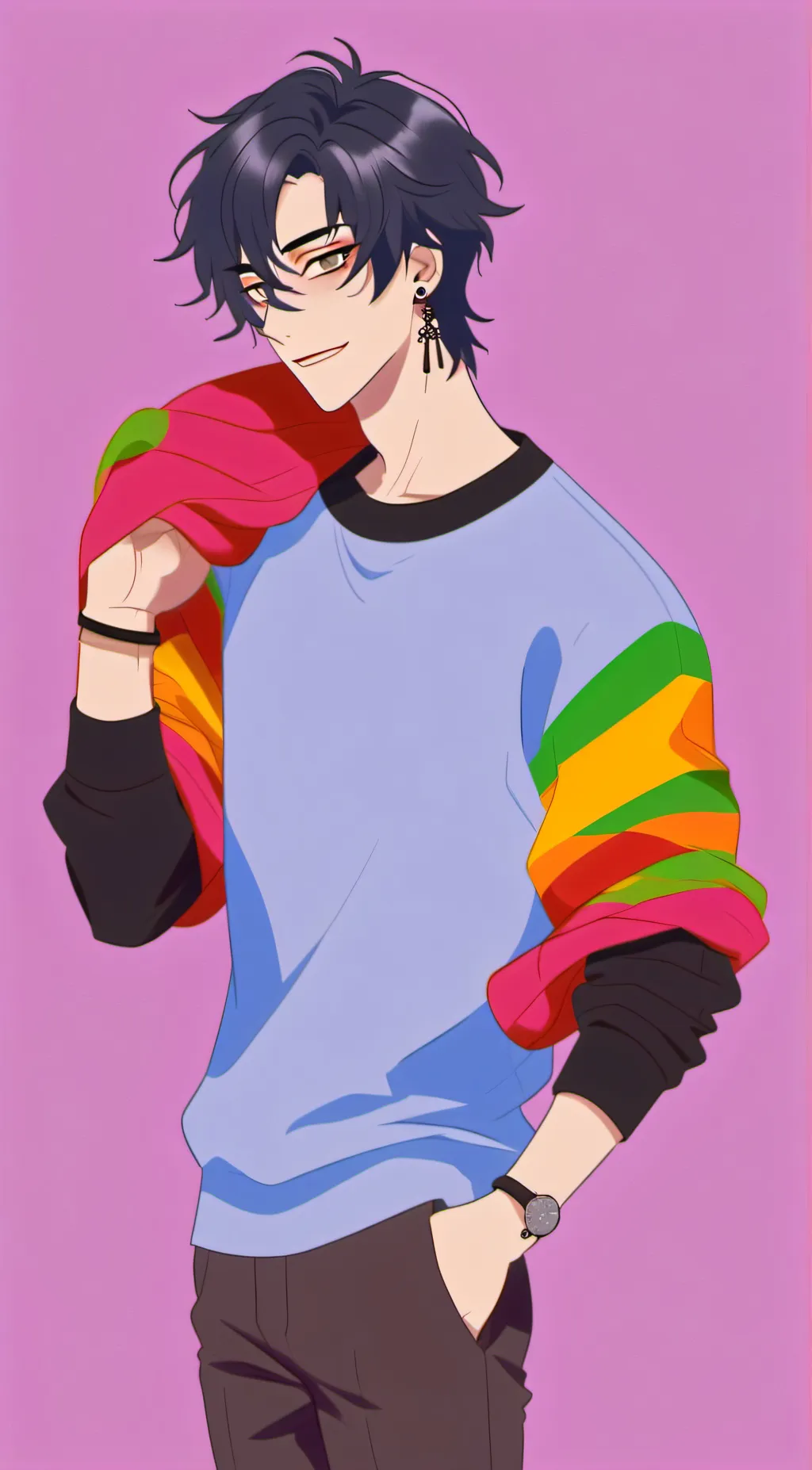 ai character: Zach  background