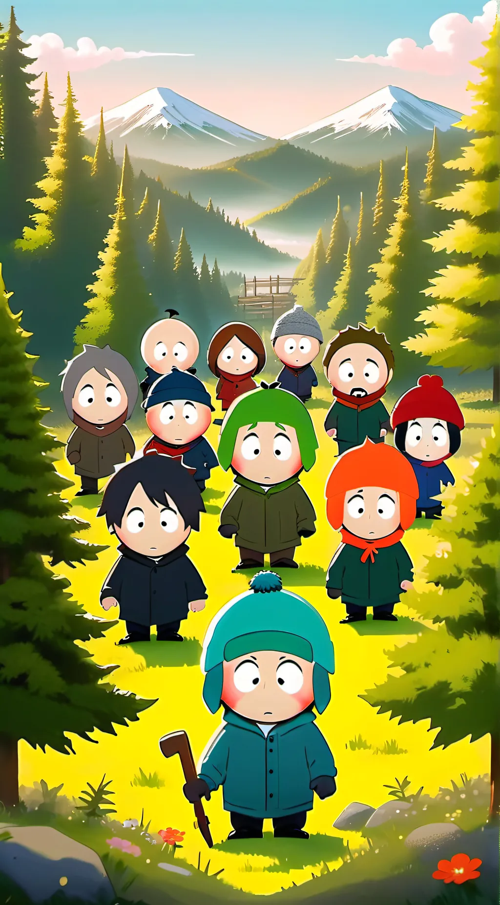 ai character: My South Park oc background