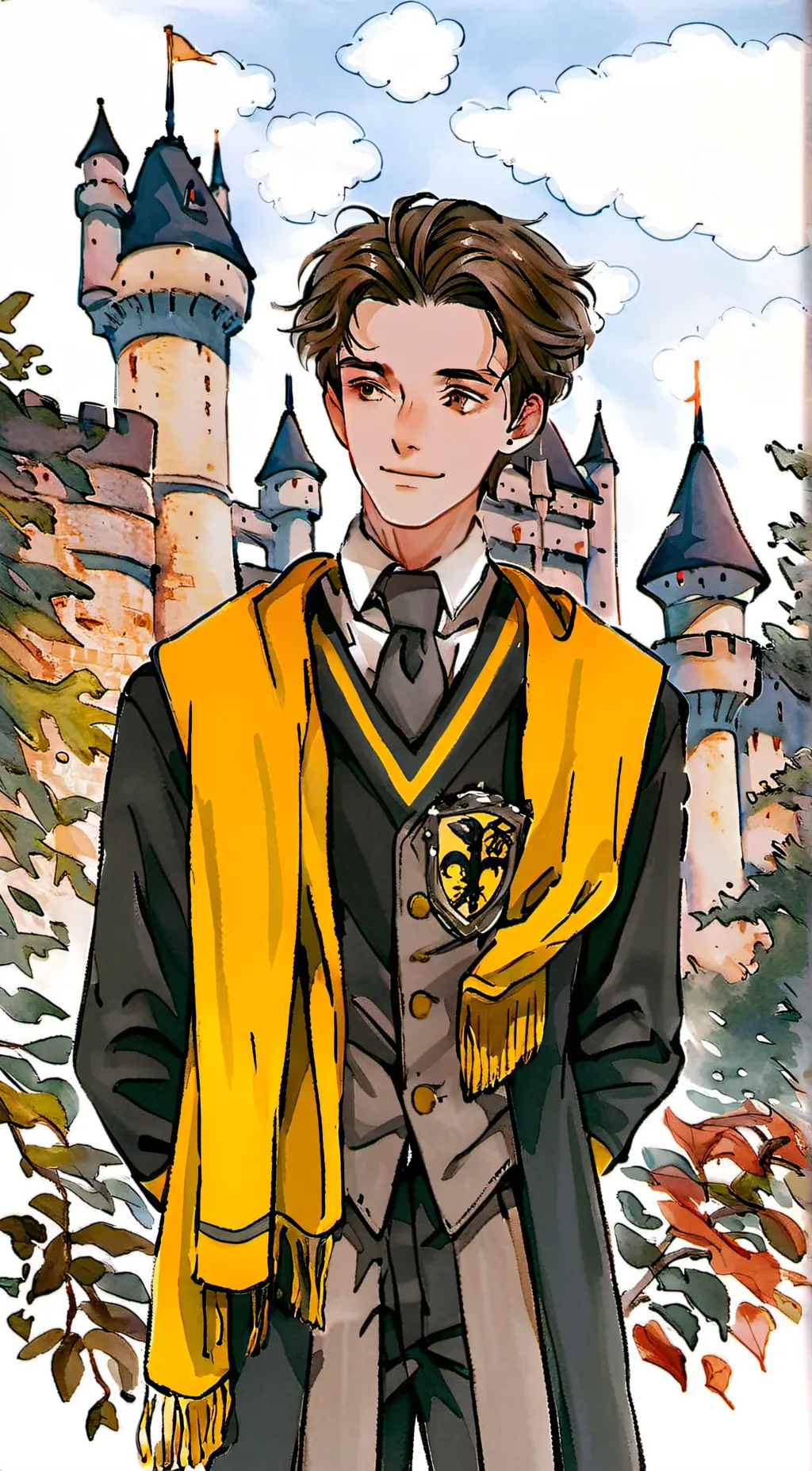 ai character: Cedric Diggory background