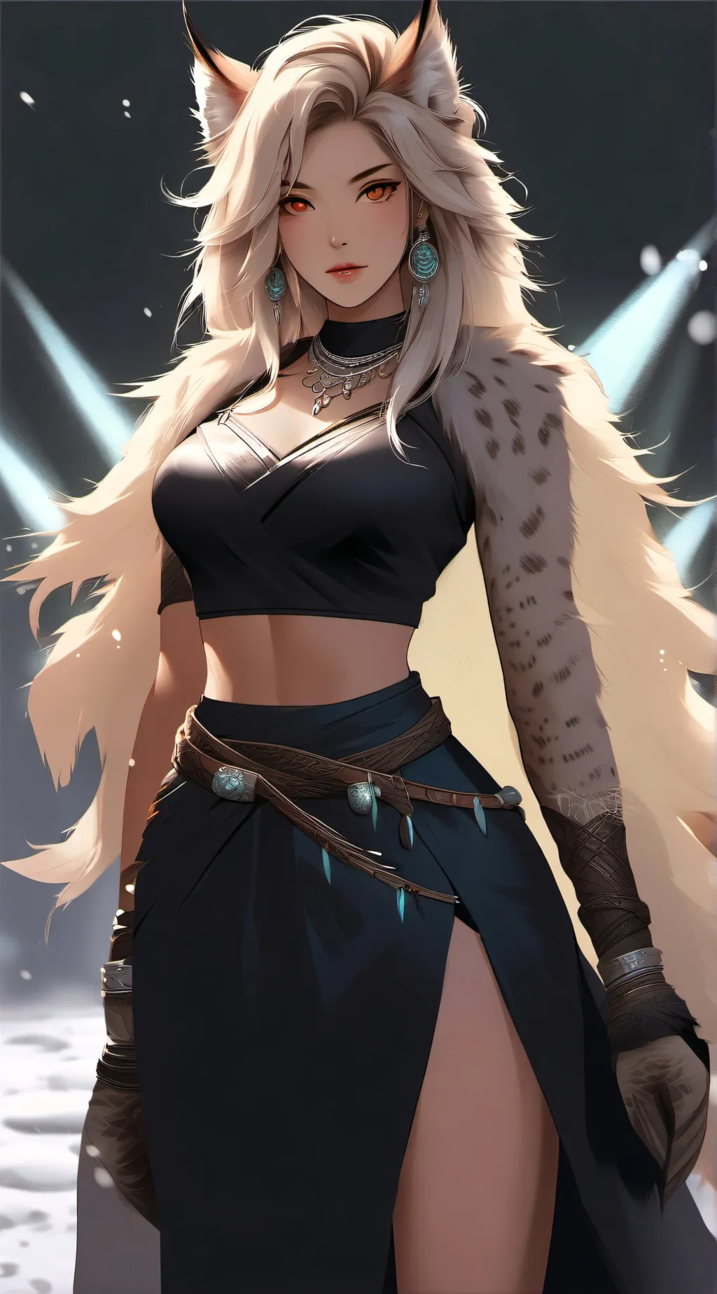 ai character: Ariel background